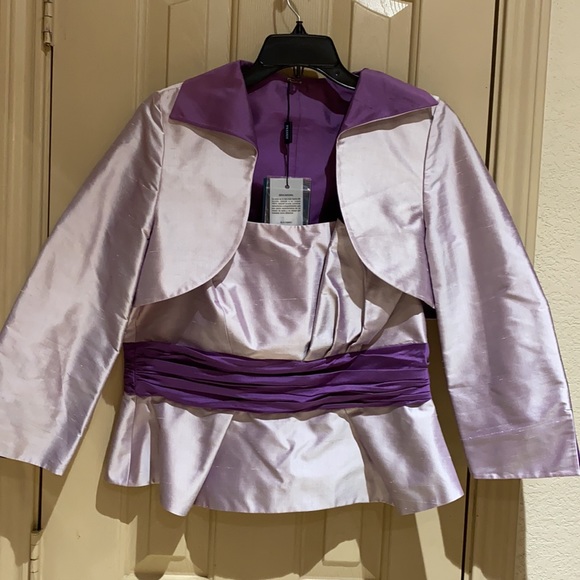 PRESEN three piece silk  dress - Picture 4 of 12